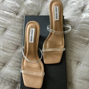 Steve Madden Lucite Sandals  Sz 9